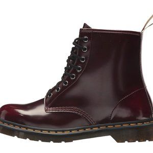 Dr. Martens Vegan 1460 Lace Up Boots, Cherry Red, 12 Women/11 Men